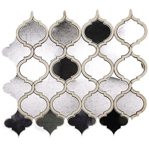 Lantern Antique Mirror With White Quartz Line