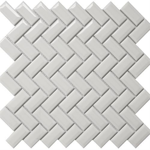 Chesapeake Mosaics Diamond Herringbone White
