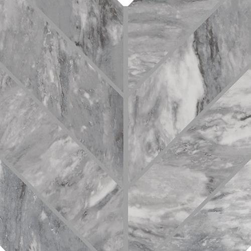 Marble Attaché Lavish by Dal-Tile - Stellar Grey - 7X14