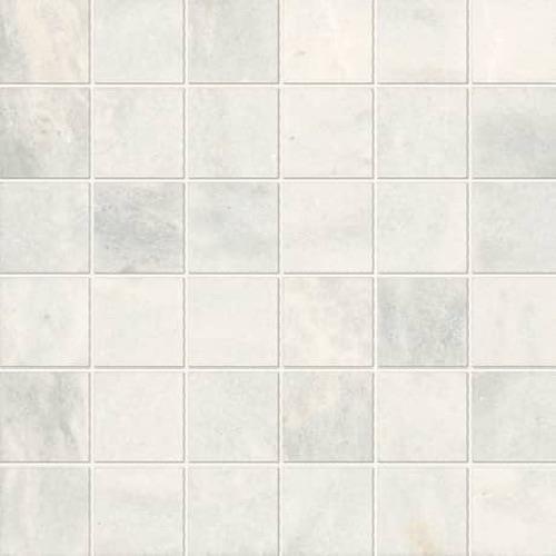 Yukon White Marble - 2X2 Mosaic