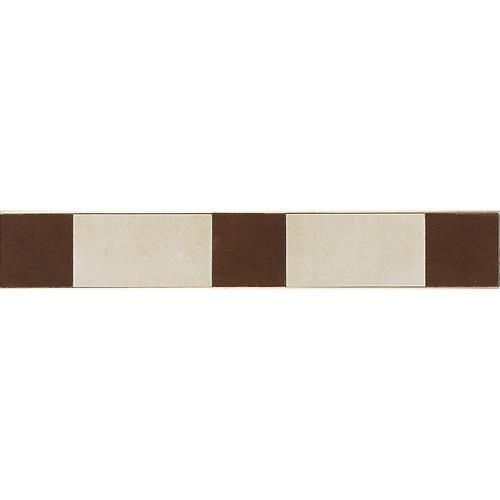 Veranda Solids in Deco F Border 3x20 - Tile by Daltile