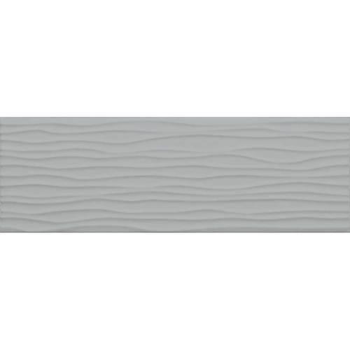 Modern Dimensions in Matte Desert Grey Wave Tile 4.25x12.75 - Tile by Daltile