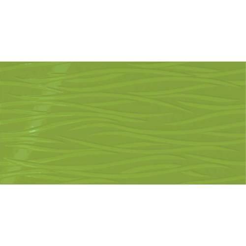 Showscape by Dal-Tile - Vivid Green Brushstroke 12X24