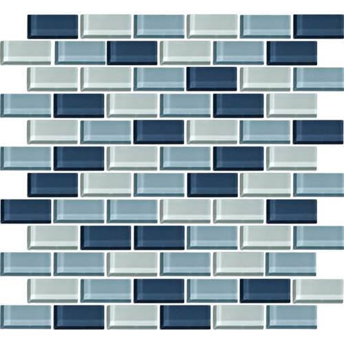 Winter Blues Brick-Joint Mosaic