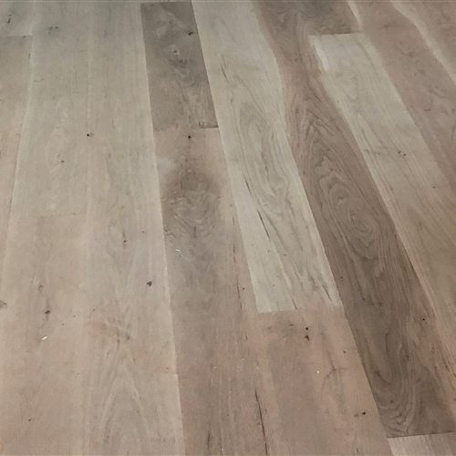 Munday Unfinished Engineered, Grayish White Hardwood Floors