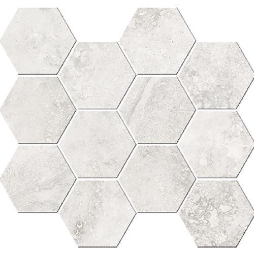 Mineral Springs by Galleria Stone & Tile - White - Hexagon