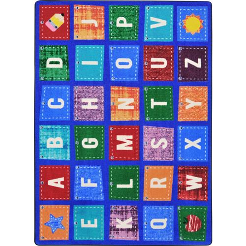 Kid Essentials - Alphabet Upcycle-122 by Joy Carpets - 