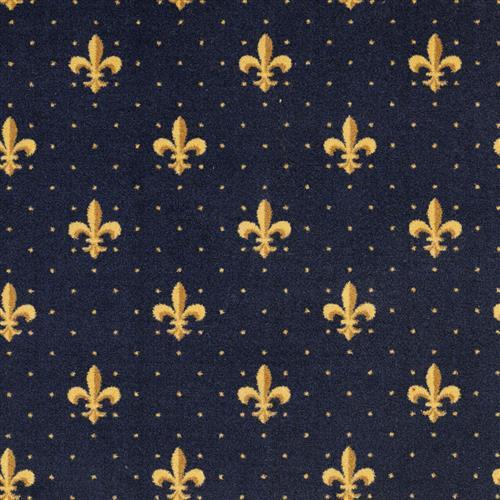 Fleur de Lis - 26 by Joy Carpets - Navy