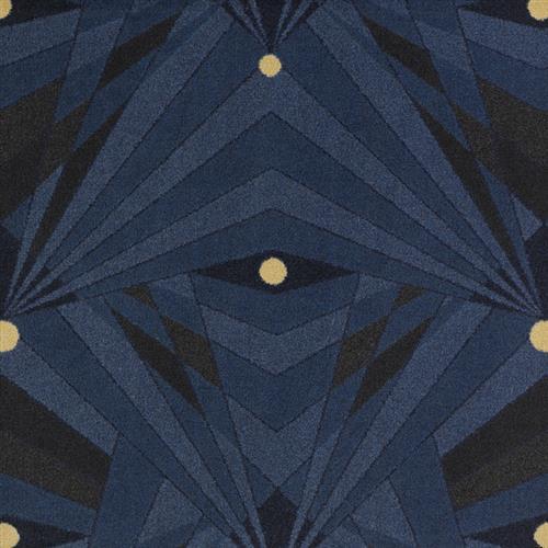 Deco Strobe - 32 by Joy Carpets - Navy