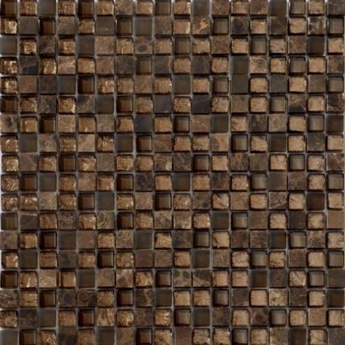 Bronze Chocolate Mix (5/8"x5/8" Mosaic 12"x12")