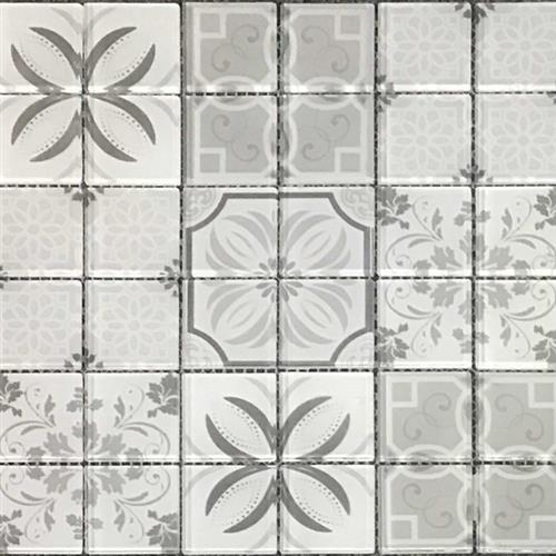 Shnier Décor Glass Classic Grey (12x12 Mosaic Pressed) Tile Halifax