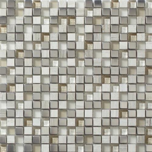 Titanium Clay Mix (5/8"x5/8" Mosaic 12"x12")