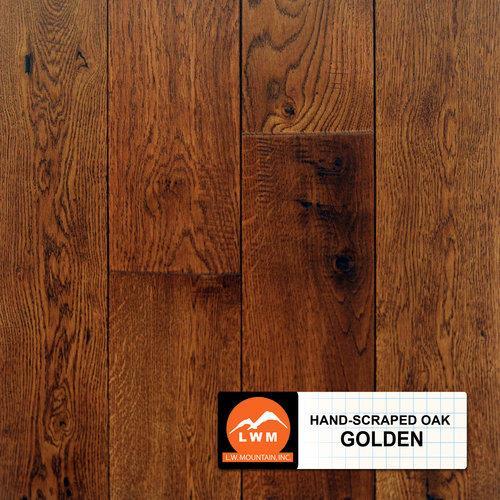 Hand Scraped Oak - Solid by L.W. Mountain - Golden