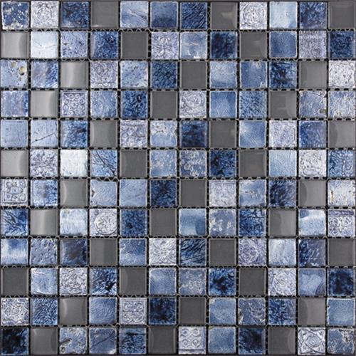 Inka by Mir Mosaic - Steel Blue