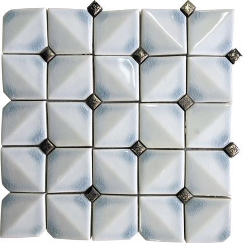 Ceramique Blue Pillow