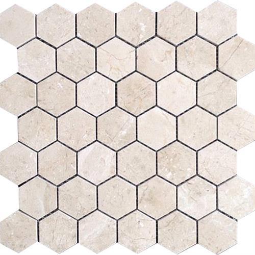 Crema 2x2 Hex Polished