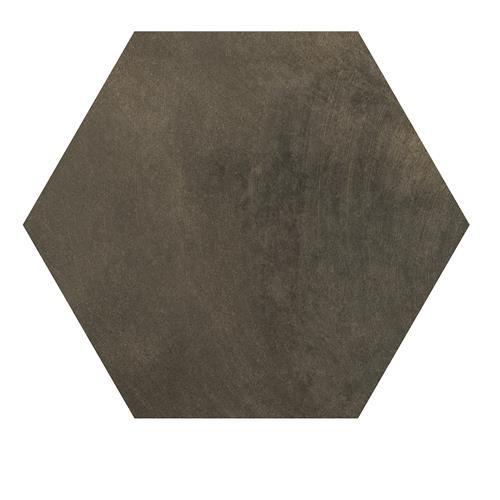 Disk by Lungarno Ceramics - Brown - Hexagon