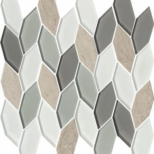 Blue Heron - Hexagon Leaves
