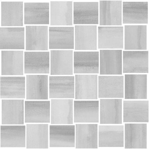 Grey Basketweave - 2 X 2 Mosaic