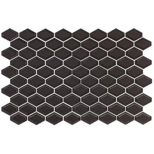 Jersey by Ceratec Surfaces - Black - 2 X 2 Mosaic