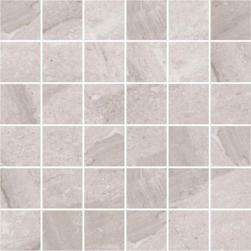 Bellini by Ceratec Surfaces - Light Grey - 2 X 2 Mosaic