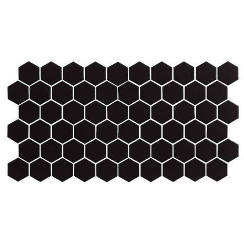 Glossy Black - 2 X 2 Mosaic