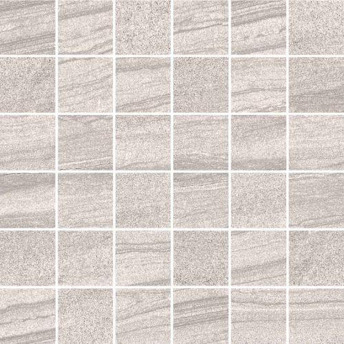 Aragon by Ceratec Surfaces - Light Grey - 2 X 2 Mosaic