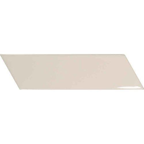 Chevron by Ceratec Surfaces - Glossy Cream Right - 2 X 7