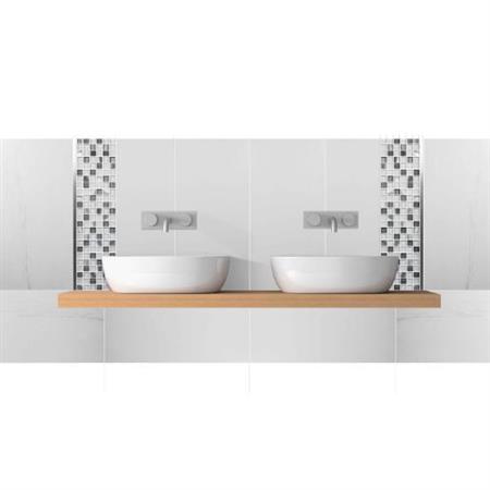 Metropole Charcoal - 1 X 1 Mosaic